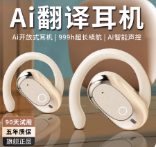  科大讯飞【旗舰新款】录音降噪会议耳机Pro2夜影黑 一键闪录 AI会议助理 同传翻译 主动降噪 苹果华为通用 