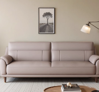 华懿办公沙发现代简约办公室沙发新中式休息区会客商务沙发茶几组合 经典黑 