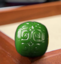 铭媛珠宝绿色镶嵌贝母俄罗斯585手环14k金四叶草手链紫金