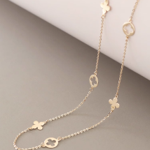 蝴蝶结锁骨链女款轻奢高级感颈链配饰小众设计感简约S925纯银项链