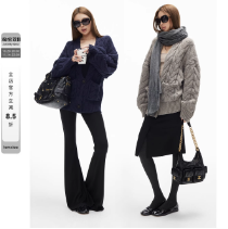 法式紫色小香风外套女2023春新款洋气羊毛短款上衣